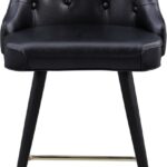 Portnoy Vegan Leather Upholstered Counter Stool