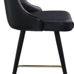 Portnoy Vegan Leather Upholstered Counter Stool