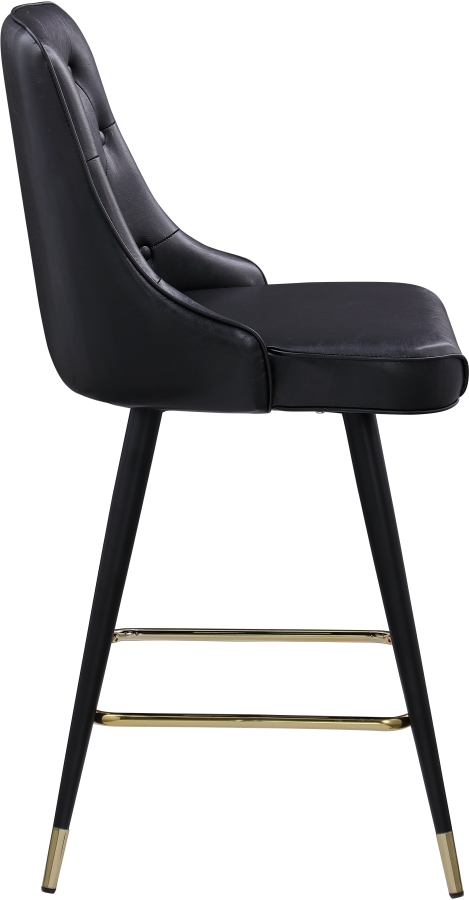 Portnoy Vegan Leather Upholstered Counter Stool