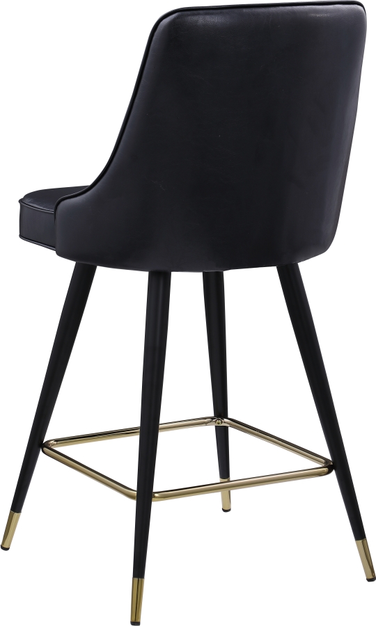 Portnoy Vegan Leather Upholstered Counter Stool