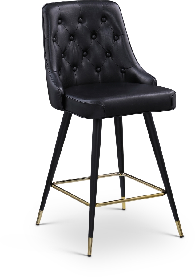 Portnoy Vegan Leather Upholstered Counter Stool