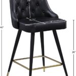 Portnoy Vegan Leather Upholstered Counter Stool