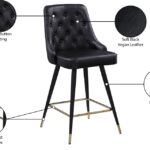 Portnoy Vegan Leather Upholstered Counter Stool