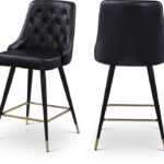 Portnoy Vegan Leather Upholstered Counter Stool