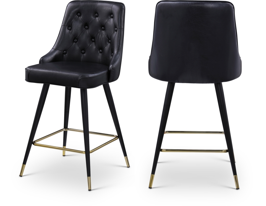 Portnoy Vegan Leather Upholstered Counter Stool