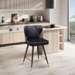 Hendrix Vegan Leather Upholstered Counter Stool