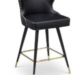 Hendrix Vegan Leather Upholstered Counter Stool