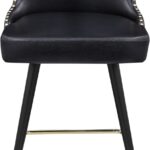 Hendrix Vegan Leather Upholstered Counter Stool