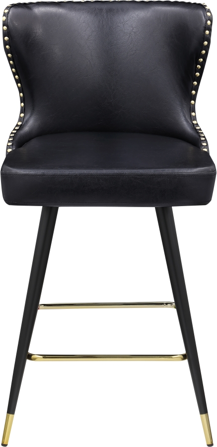 Hendrix Vegan Leather Upholstered Counter Stool