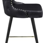 Hendrix Vegan Leather Upholstered Counter Stool