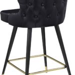 Hendrix Vegan Leather Upholstered Counter Stool