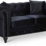 Chesterfield 71" Velvet Upholstered Loveseat