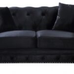 Chesterfield 71" Velvet Upholstered Loveseat