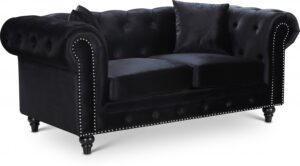 Chesterfield 71" Velvet Upholstered Loveseat