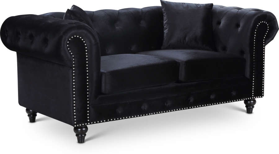 Chesterfield 71" Velvet Upholstered Loveseat