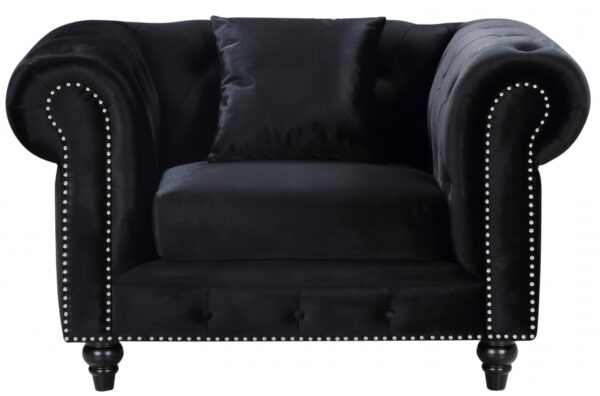 Chesterfield Velvet Upholstered Chair