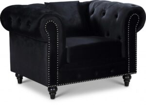 Chesterfield Velvet Upholstered Chair
