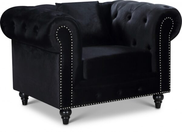 Chesterfield Velvet Upholstered Chair