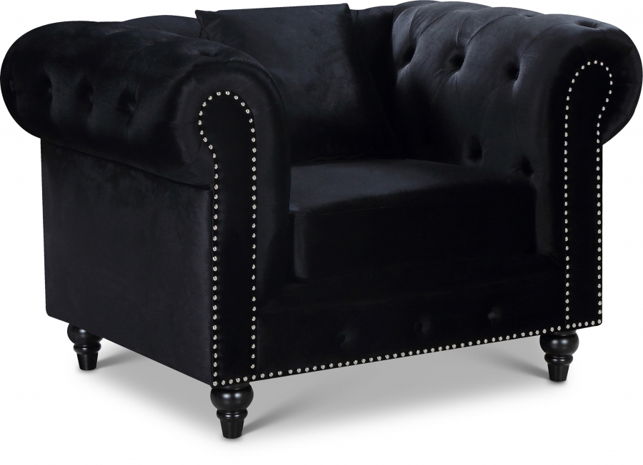 Chesterfield Velvet Upholstered Chair