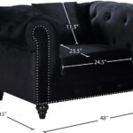 Chesterfield Velvet Upholstered Chair