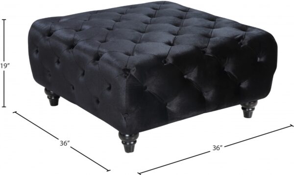 Chesterfield Velvet Upholstered Ottoman