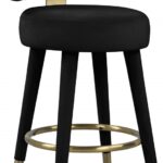 Fitzroy Velvet Upholstered Counter Stool