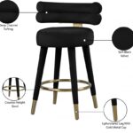 Fitzroy Velvet Upholstered Counter Stool