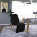 Curve Velvet Upholstered Dining Chair