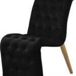 Curve Velvet Upholstered Dining Chair
