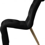 Curve Velvet Upholstered Dining Chair