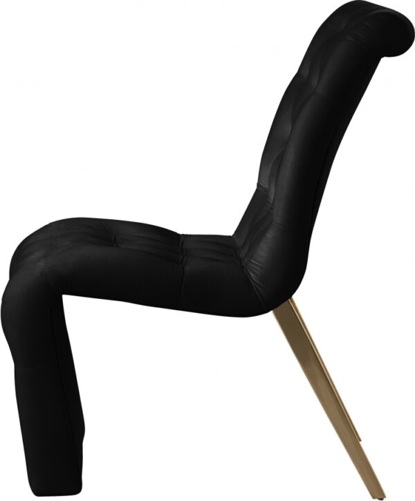 Curve Velvet Upholstered Dining Chair