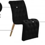 Curve Velvet Upholstered Dining Chair