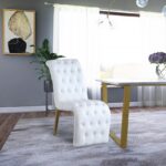 Curve Vegan Leather Upholstered Dining Chair