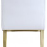 Curve Vegan Leather Upholstered Dining Chair