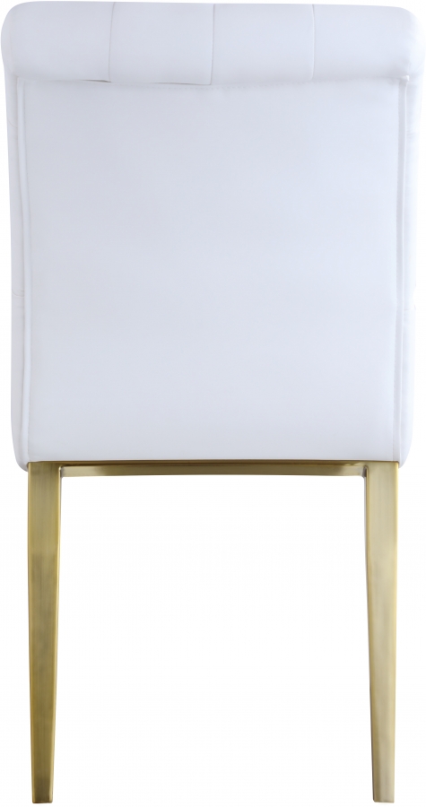Curve Vegan Leather Upholstered Dining Chair