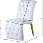 Curve Vegan Leather Upholstered Dining Chair