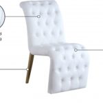 Curve Vegan Leather Upholstered Dining Chair