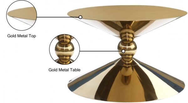 Malia Stainless Steel Coffee Table