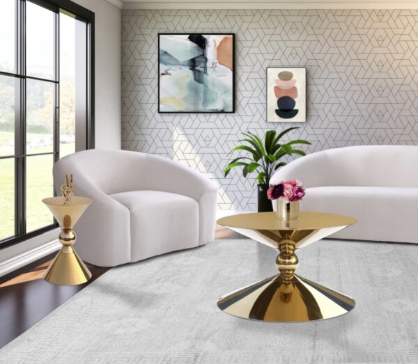 Malia Stainless Steel Coffee Table