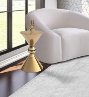 Malia Stainless Steel End Table