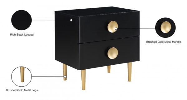 Zayne Wood Veneer Nightstand