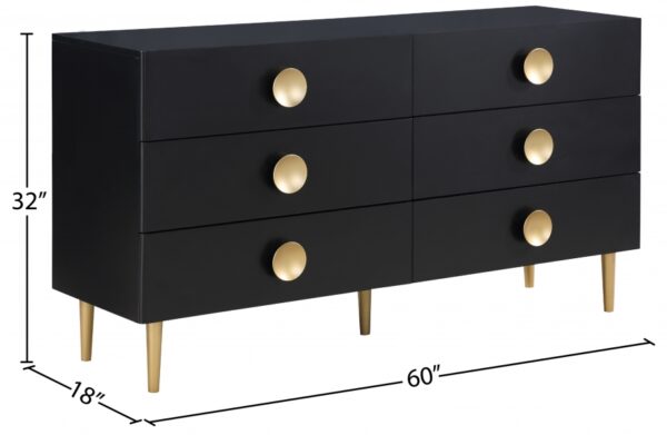 Zayne Wood Veneer Dresser