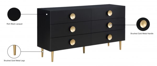 Zayne Wood Veneer Dresser