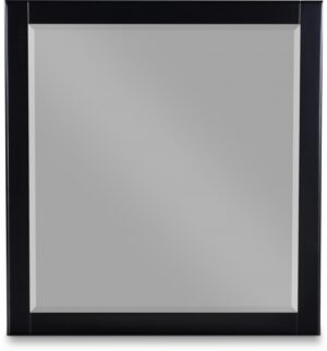 Zayne Wood Veneer Framed Mirror