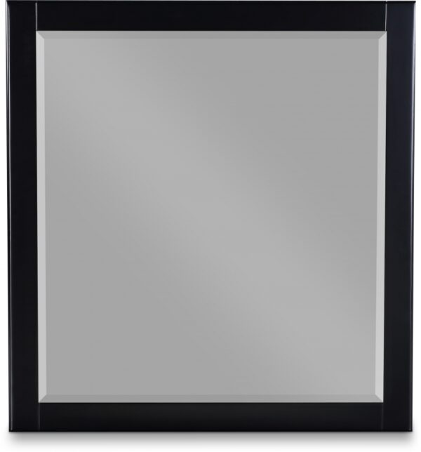 Zayne Wood Veneer Framed Mirror