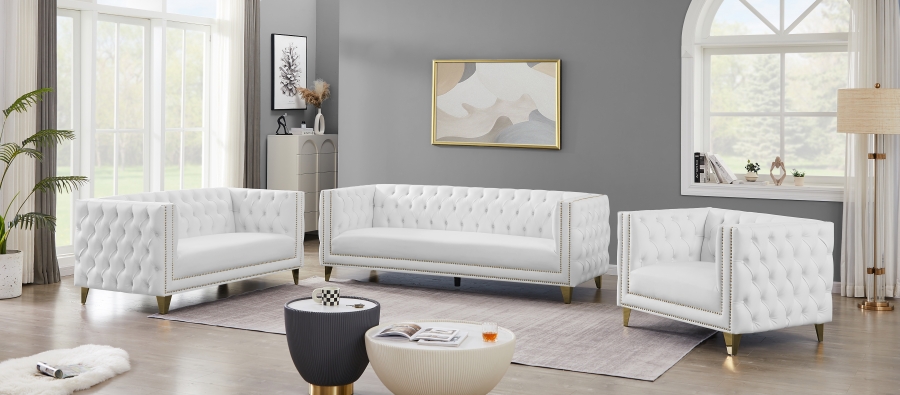 Michelle Vegan Leather Upholstered Collection