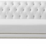 Michelle 90" Vegan Leather Upholstered Sofa