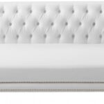 Michelle 90" Vegan Leather Upholstered Sofa