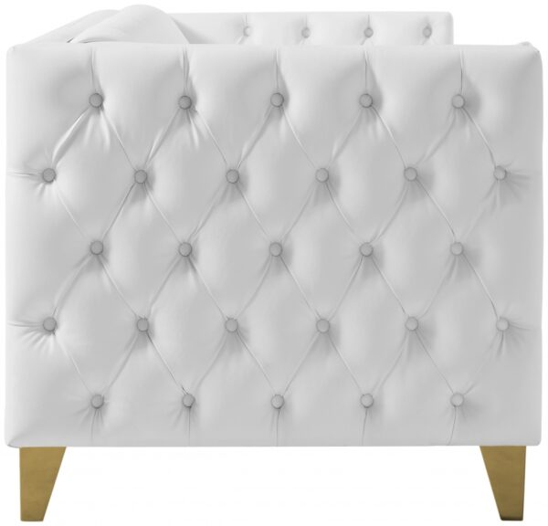 Michelle 66" Vegan Leather Upholstered Loveseat