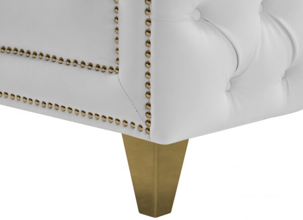 Michelle 66" Vegan Leather Upholstered Loveseat